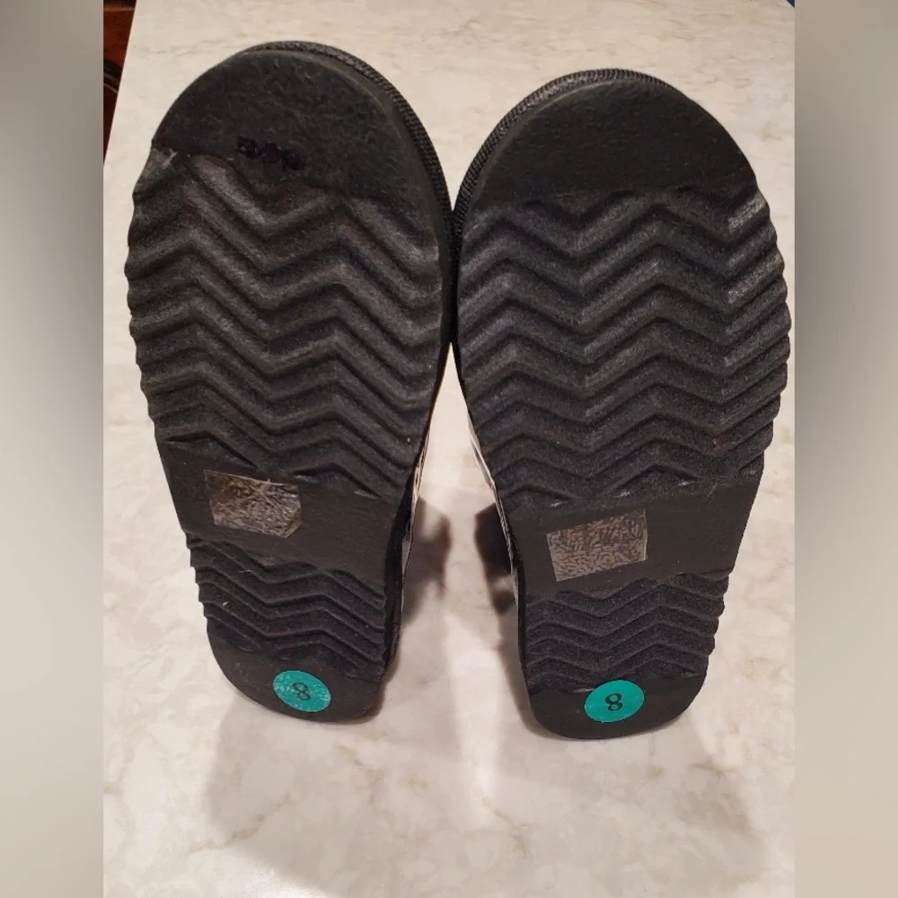 NWT Juicy Couture Klash Winter Boots Faux Fur Lined Sz 8 Black Y2K